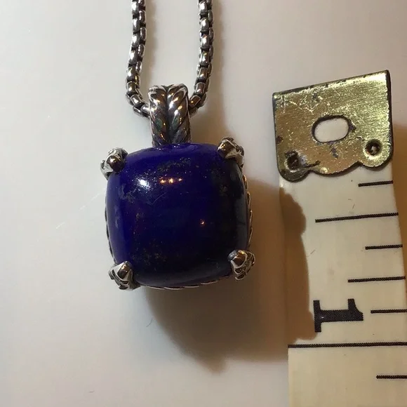 David Yurman Chatelaine Pendant Lapis Lazuli - Picture 7 of 8